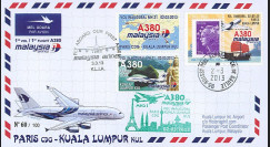 A380-217 : 2013 - FFC FRANCE "Airbus A380 Malaysia Airlines - 1er Vol Paris-Kuala Lumpur"