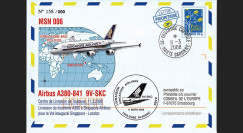 A380-58 - 2008 : FFC "A380 Singapore Airlines Vol livraison Toulouse-Singapour"