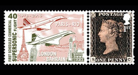 CO-RET61N : 2016 - 1 TPP ROYAUME-UNI "CONCORDE - 40 ans 1er vol Londres-Bahreïn"