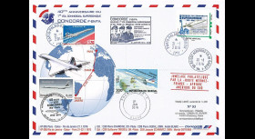 CO-RET59 : 2016 - Maxi FDC FRANCE-SENEGAL-BRESIL "CONCORDE - 40 ans 1er vol Paris-Rio"
