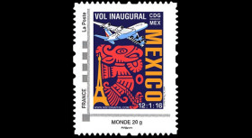 A380-294N : 2016 - FRANCE TPP Monde "A380 Air France - 1er vol Paris-Mexico"