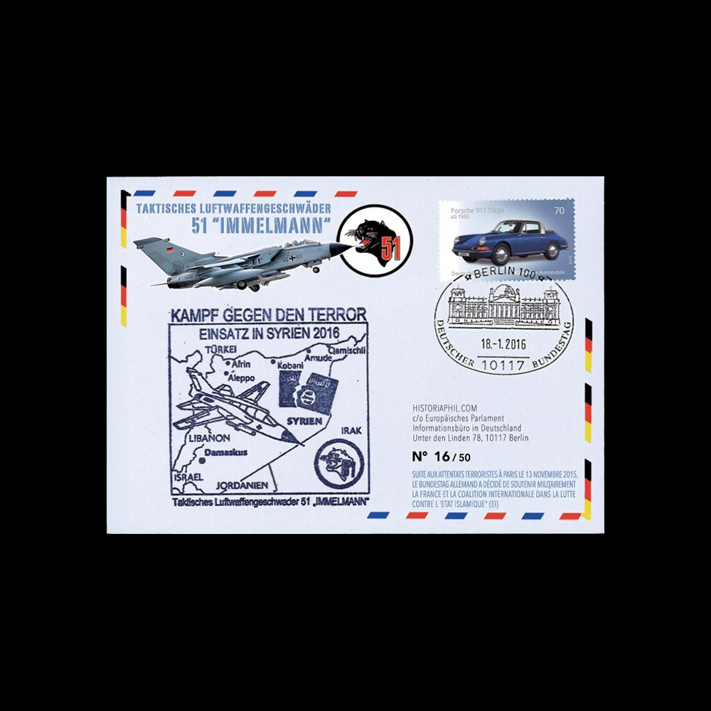 PADG15-BUND : 2015 - Allemagne FDC "Forces allemandes aident la France et la coalition" PADG15-BUND : 2015 - Allemagne FDC "Forces allemandes aident la France et la coalition"