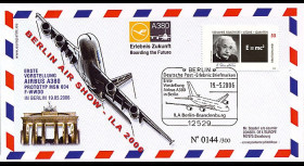 A380-17 : 2006 - FDC Allemagne "Présentation Airbus A380 au Berlin Air Show - ILA 2006"