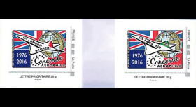 CO-RET62/63P : Paire 2 TPP "40 ans 1ers vols Concorde - Parlement européen" 8-5-2016