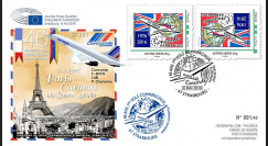 CO-RET64V : 8-5-16 - FDC variété Parlement européen "40 ans 1er Concorde Paris - Caracas"