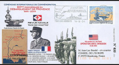 DEB04-P2 : 2004 - FDC "60 ans Débarquement en Provence - DE LATTRE" - Toulon armées