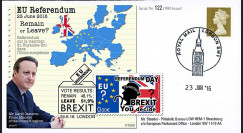 PE699T5 : 23.6.16 FDC Londres " Référendum maintien du Royaume-Uni dans l'UE - BREXIT "