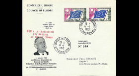 CE14-IIIa-T2 : 1963 Env CE "de Gaulle : NON à la candidature britannique au Marché Commun"