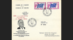 CE14-IIIa-T2 : 1963 Env CE "de Gaulle : NON à la candidature britannique au Marché Commun"