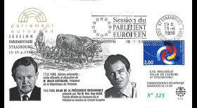 PE368 : 1998 - FDC PE 'Présidence britannique UE avec Tony BLAIR / AHTISAARI Pdt Finlande'