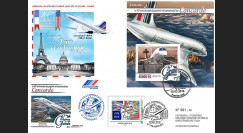 CO-RET74 : 2016 Maxi-FDC Rép. Guinée/France "40 ans 1er vol Concorde Paris-Washington"