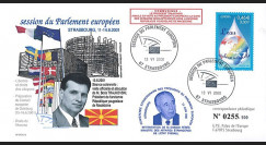 PE434T2 : 2001 FDC Parlement européen "Boris TRAJKOVSKI