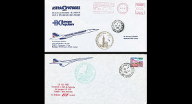AF4750/51 : 28.05.1981 - 2 FFC voyagées “1er vol Concorde AF Strasbourg-Tunis (Tunisie)“