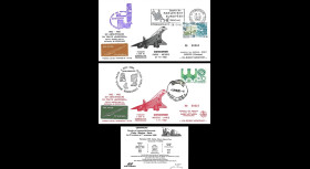 AF011/002M : 31.10-1.11.1982 - 2 FFC voyagées “Dernier vol Concorde AF Paris-Mexico“