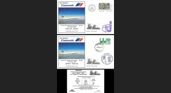 AF011/002 : 31.10-1.11.1982 - 2 FFC voyagées “Dernier vol Concorde AF Paris-Mexico“