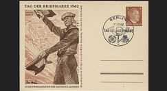 T67-2 T2 : 1942 - Entier postal IIIe Reich Journée du Timbre - Kriegsmarine