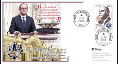 PRES17-1A : France FDC "Présidentielle 2017 - Hollande renonce à sa candidature" TYPE1