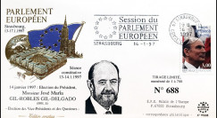 PE335 : 1997 FDC PE "Election Président Parlement européen M. GIL-ROBLES GIL-DELGADO"