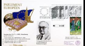 PE244 : 1992 - FDC PE "Election du Président du Parlement Européen