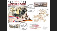 CENT16-2 : 2016 - Maxi-FDC FRANCE "Centenaire Bataille de Verdun / Fort de Vaux"
