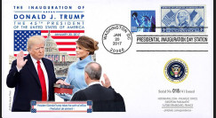 PRES17-USA3 FDC USA 'Investiture Donald TRUMP 45e Président des Etats-Unis' 2017