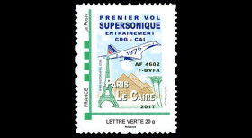 CO-RET75T1N TPP 'Concorde Air France 1976 / 1er vol entraînement Paris-Le Caire' 2017