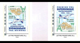 CO-RET75T1VN : TPP VARIETE 'Concorde AF 1976 1er vol entraînement Paris-Le Caire' 2017
