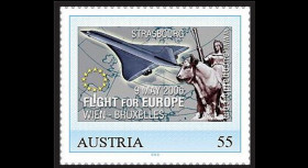 PE516N : 2006 - TPP AUTRICHE "Concorde - Flight for Europe - Vol pour l'Europe"
