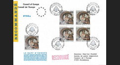 FR99-LIBAN FDC Conseil de l'Europe 'Patrimoine culturel France-Liban 1999 Rapt d’Europe'