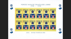 FNFL-43-03ND : 1943-2003 Feuillet hommage aux Forces Navales Françaises Libres