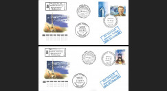 GALILEO-1A Russie 2 plis '50 ans Baïkonour / GALILEO / Vol Soyouz satellite GIOVE-A' 2005