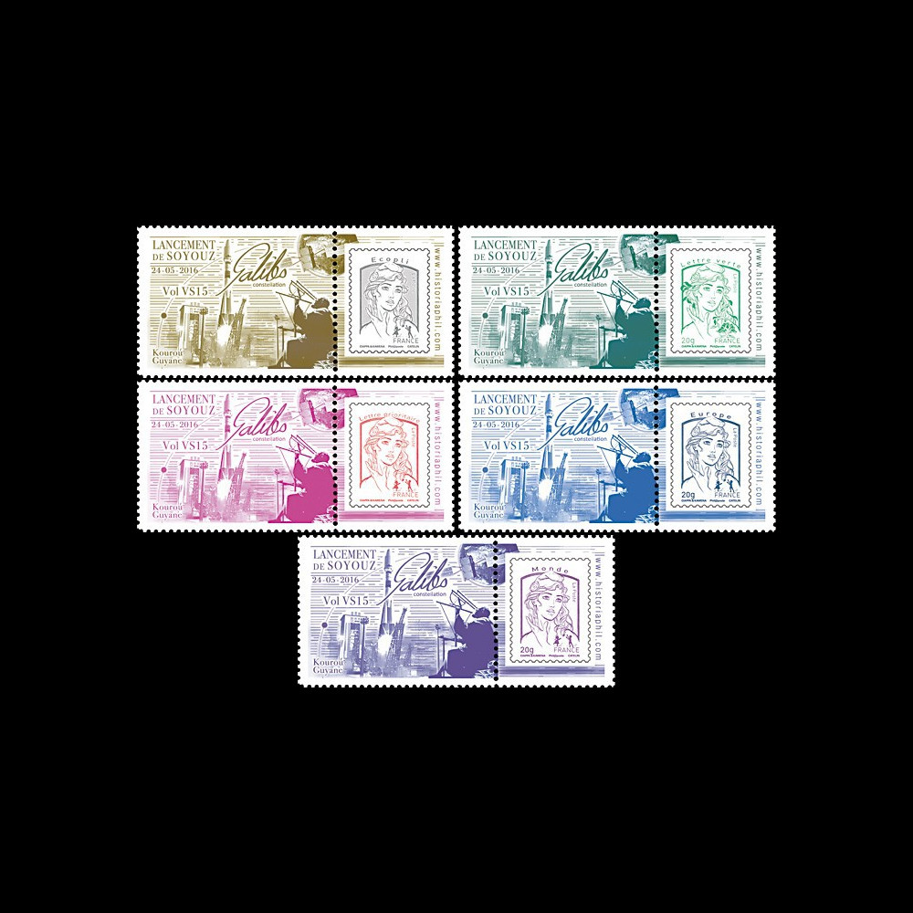 VS15L-PT : Série 5 Marianne "SOYOUZ Vol 15 Constellation GALILEO FOC M5" 24.05.2016