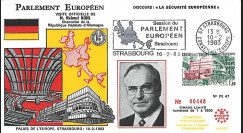 PE47 FDC PE "Première visite du Chancelier KOHL / Présidence allemande CEE" 02-1983