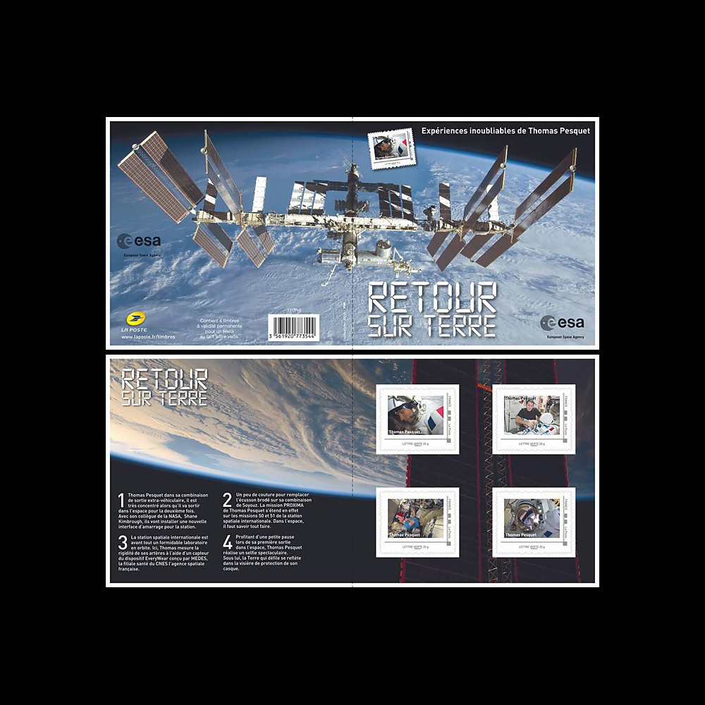 PROXIMA17-1C FRANCE Collector "Retour sur Terre - Thomas Pesquet à bord de l’ISS" 2017