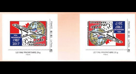 CO-RET76VN TPP VARIETE "1er vol présidentiel Concorde Paris-Ottawa-Québec 1987-2017"