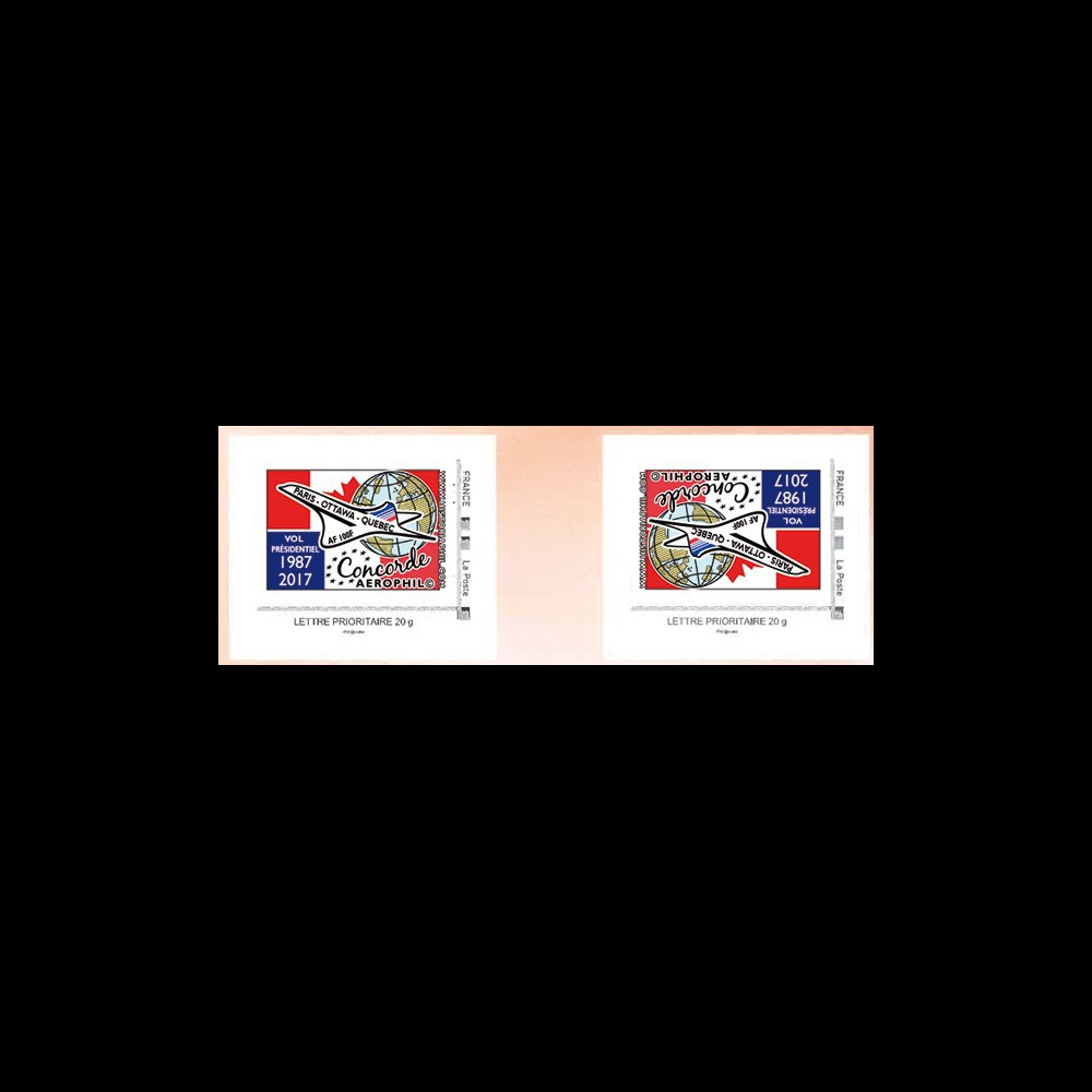 CO-RET76VN TPP VARIETE "1er vol présidentiel Concorde Paris-Ottawa-Québec 1987-2017"