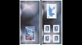 A380-285C : France Carnet Collector “Vol inaugural A380 Paris-Doha (Qatar) 5.11.2014“