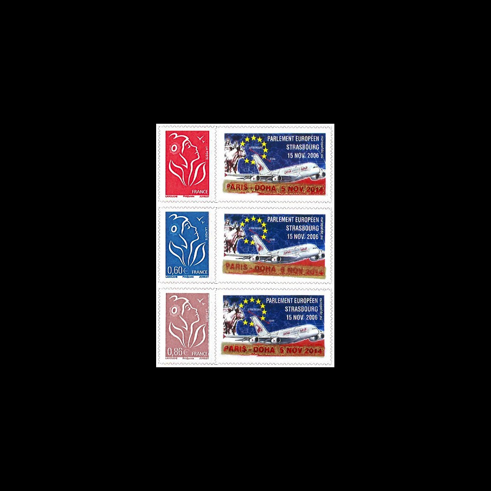 A380-283N : France 3 TPP “A380 Qatar Airways 2006 “ surcharge OR “PARIS-DOHA 2014“