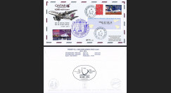 A380-283T1 : France FDC “Vol inaugural A380 Paris-Doha 5.11.2014“ TPP SURCHARGE OR