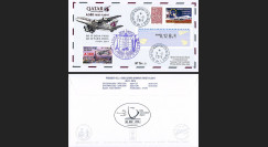 A380-283T2 : France FDC “Vol inaugural A380 Paris-Doha 5.11.2014“ TPP SURCHARGE OR