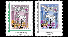 A380-284-285N : France 2 TP perso “Vol inaugural A380 Paris-Doha (Qatar) 5.11.2014“