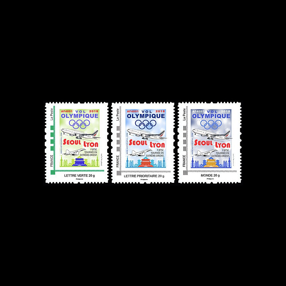 JO2018-TPP1/3N : 2018 série 3 TPP "Vol olympique B777 AIR FRANCE Séoul-Lyon" JO2018-TPP1/3N : 2018 série 3 TPP "Vol olympique B777 AIR FRANCE Séoul-Lyon"