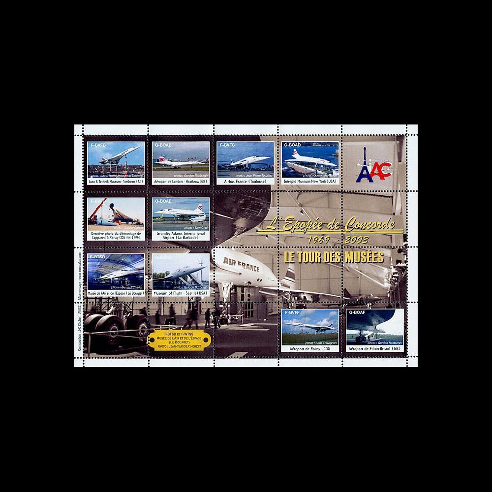 CO-E9 : 2006 - Feuillet L'épopée Concorde