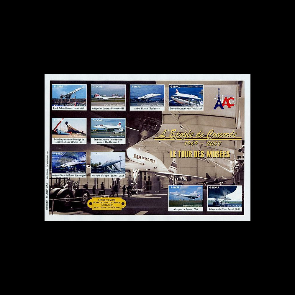 CO-E9ND : 2006 - Feuillet L'épopée Concorde