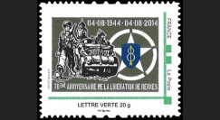 DEB14-37N : France TPP "70 ans libération Rennes - 8e Div. Inf. du Général Patton" 2014