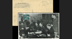 W2FR73-20 FRANCE Carte "Signature acte reddition Allemagne 1945 - généraux allemands"