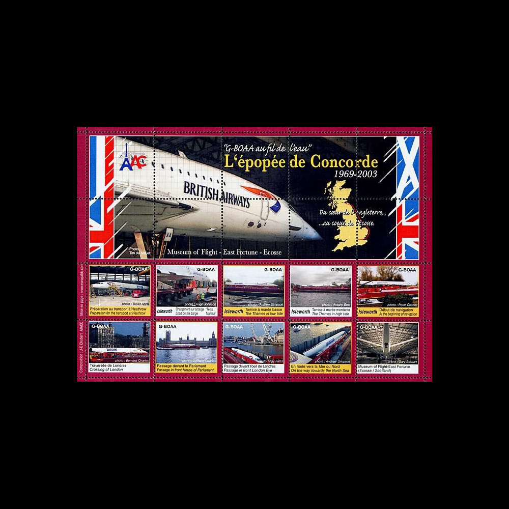 CO-E10 : 2006 - Feuillet L'épopée Concorde