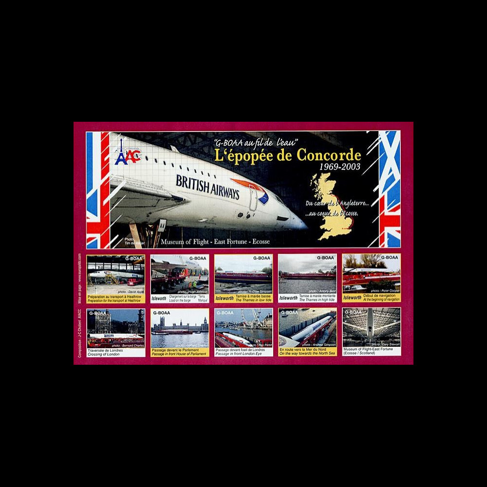 CO-E10ND : 2006 - Feuillet L'épopée Concorde