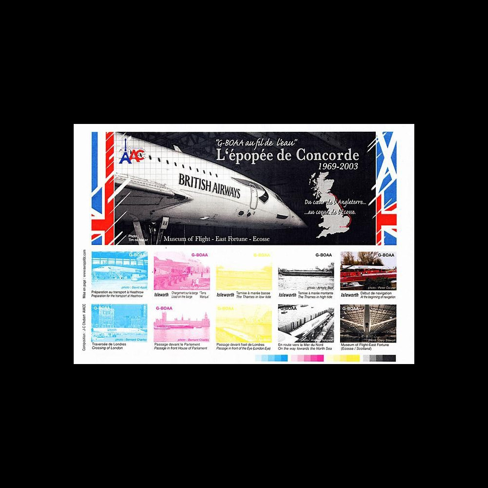 CO-E10E : 2006 - Feuillet L'épopée Concorde