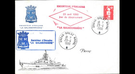 NAV90-GAL : 1990 FDC France "Désarmement de l’escorteur d’escadre La Galissonnière"